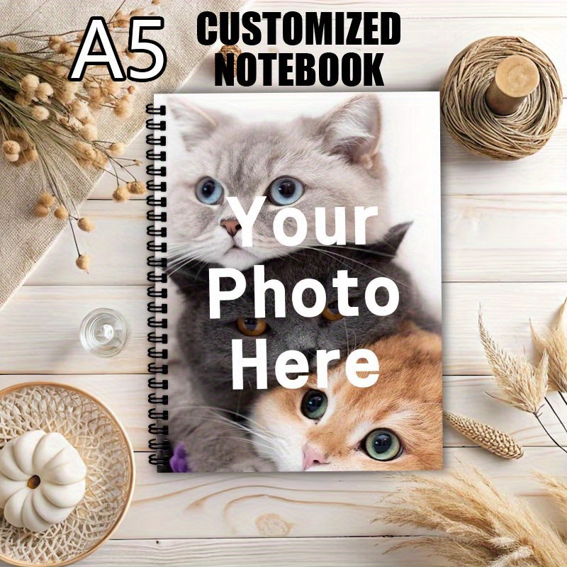 Custom Photo Book - Carnet A5 personnalisé avec photo 1/2,
