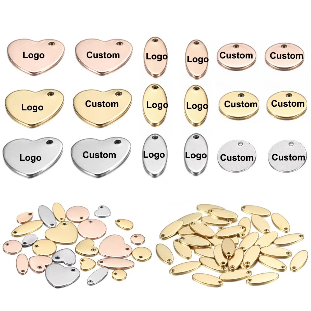 Pet Portrait Custom - 100 pcs/lot personnalisé Laser graver LOGO
