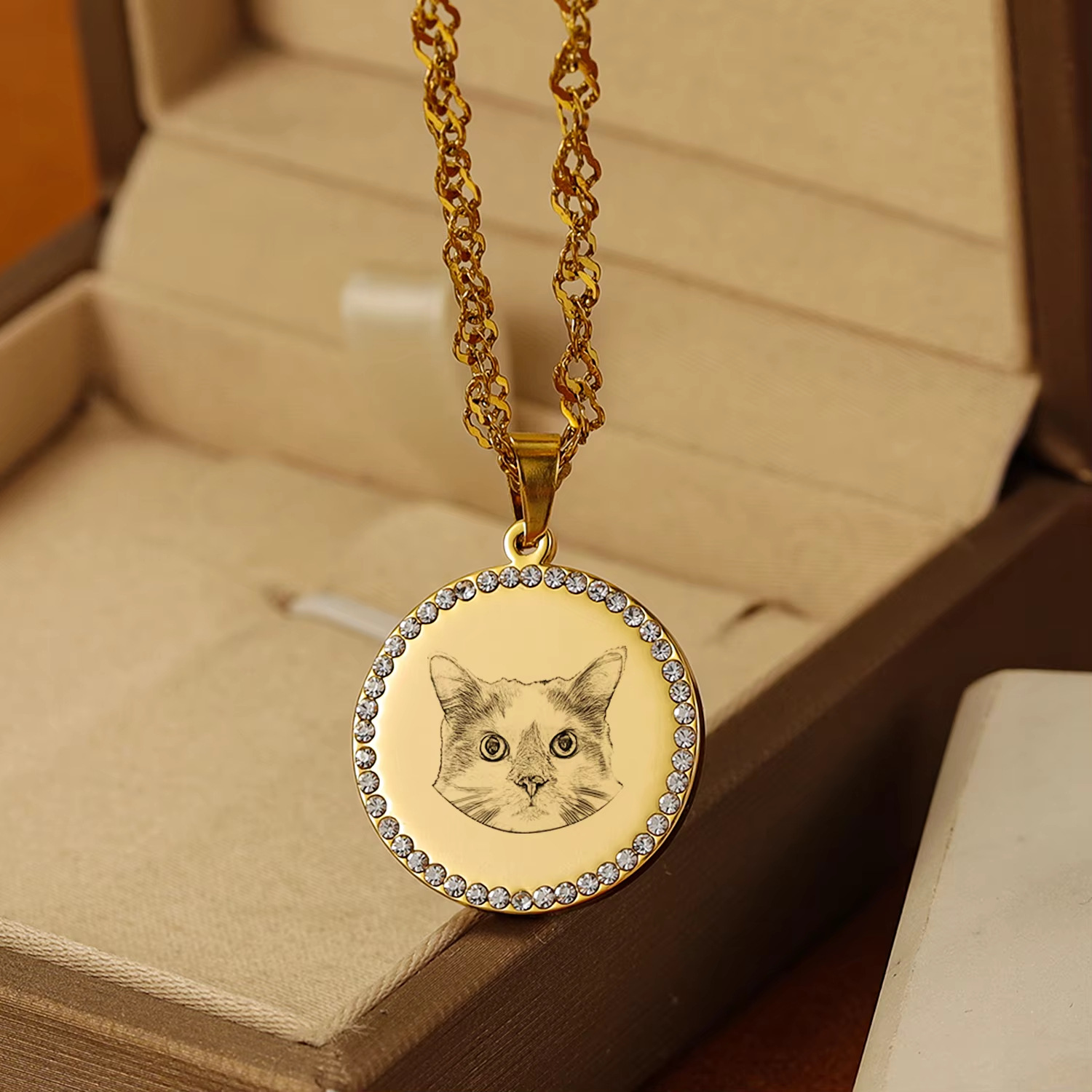 Collier personnalisé avec phot - Pet Portrait Custom avis et prix