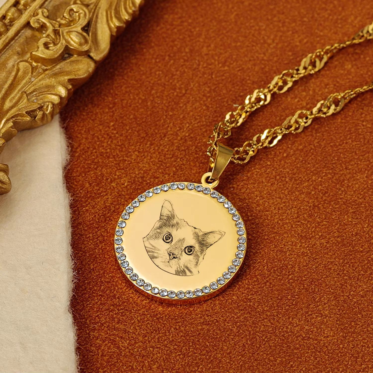 Collier personnalisé avec phot - Pet Portrait Custom avis et prix