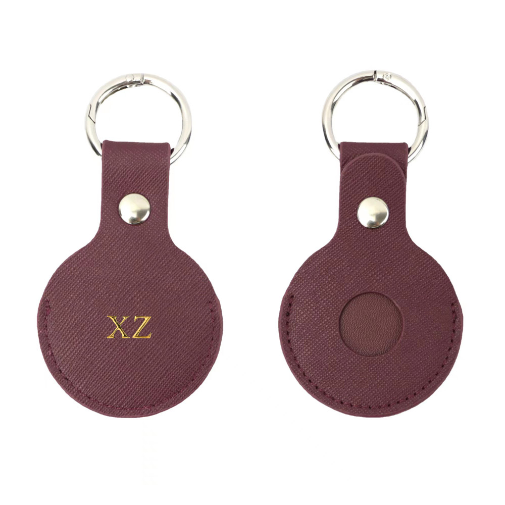 Lettres initiales en or person - Monogram Keychain Leather avis et prix